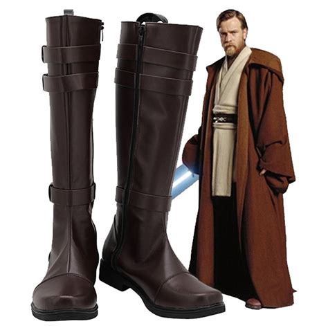 star wars museum replicas jedi obi-wan kenobi boots size 13